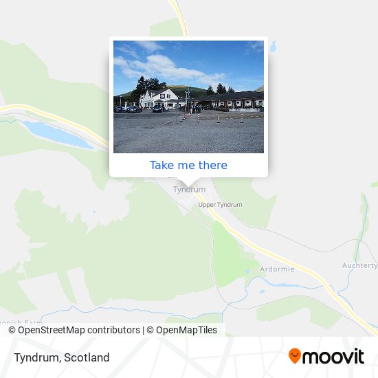 Tyndrum map