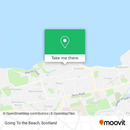 Going To the Beach map