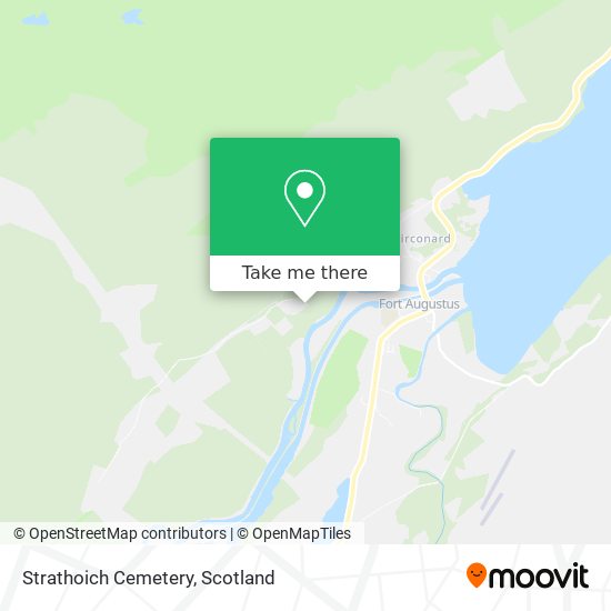 Strathoich Cemetery map