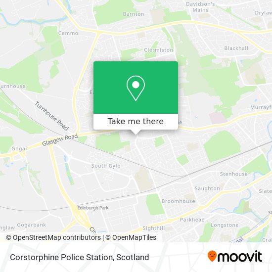 Corstorphine Police Station map
