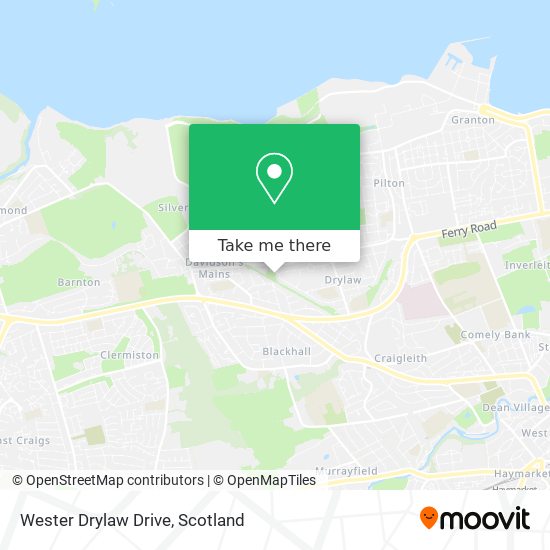 Wester Drylaw Drive map