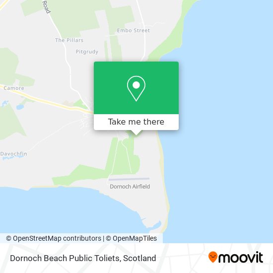 Dornoch Beach Public Toliets map