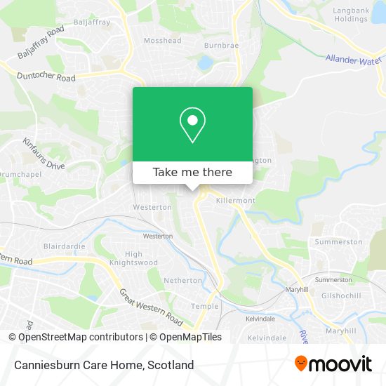 Canniesburn Care Home map