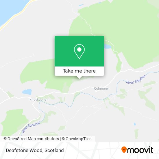 Deafstone Wood map