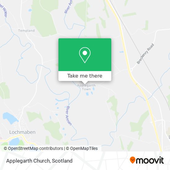 Applegarth Church map