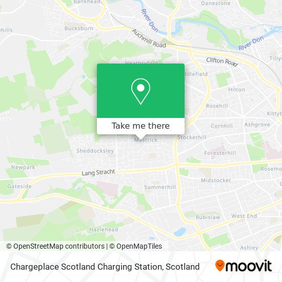 Chargeplace Scotland Charging Station map