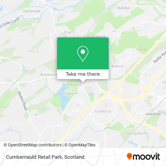 Cumbernauld Retail Park map