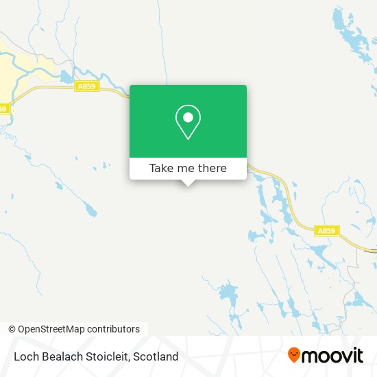 Loch Bealach Stoicleit map