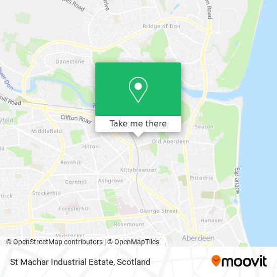 St Machar Industrial Estate map