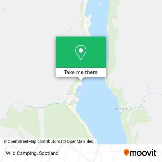 Wild Camping map