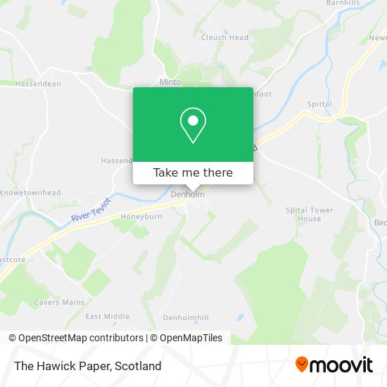 The Hawick Paper map