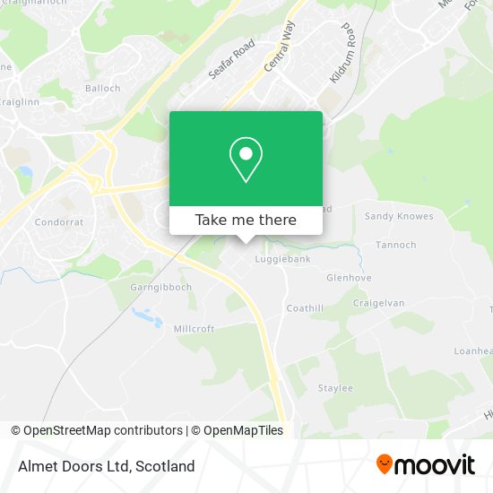 Almet Doors Ltd map