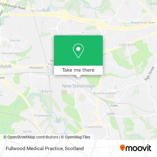 Fullwood Medical Practice map