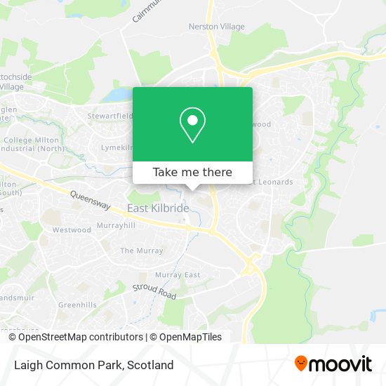 Laigh Common Park map