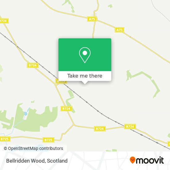 Bellridden Wood map