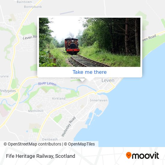 Fife Heritage Railway map