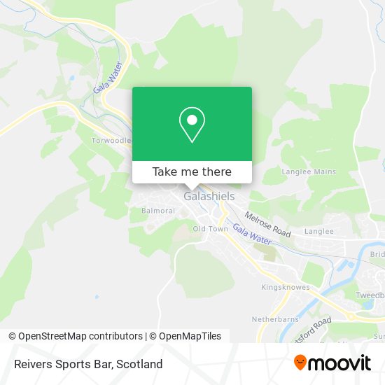 Reivers Sports Bar map