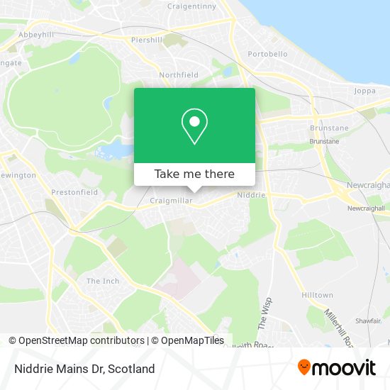 Niddrie Mains Dr map