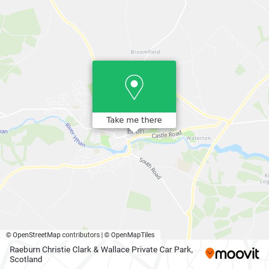 Raeburn Christie Clark & Wallace Private Car Park map