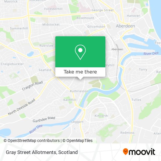 Gray Street Allotments map