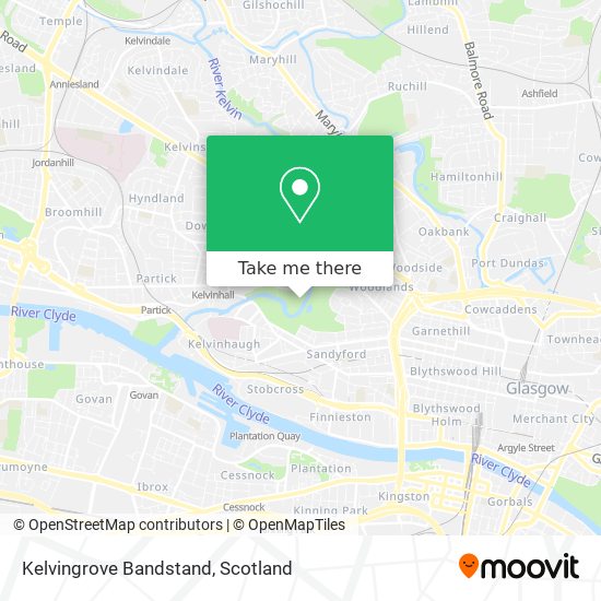 Kelvingrove Bandstand map
