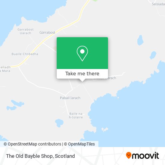 The Old Bayble Shop map