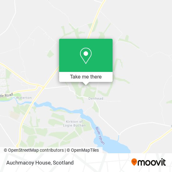 Auchmacoy House map