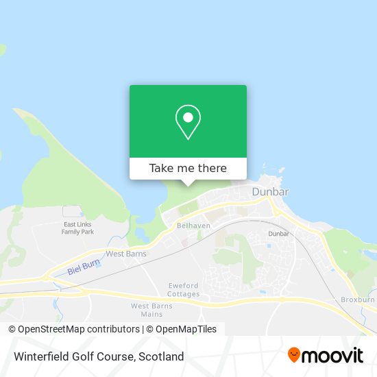 Winterfield Golf Course map