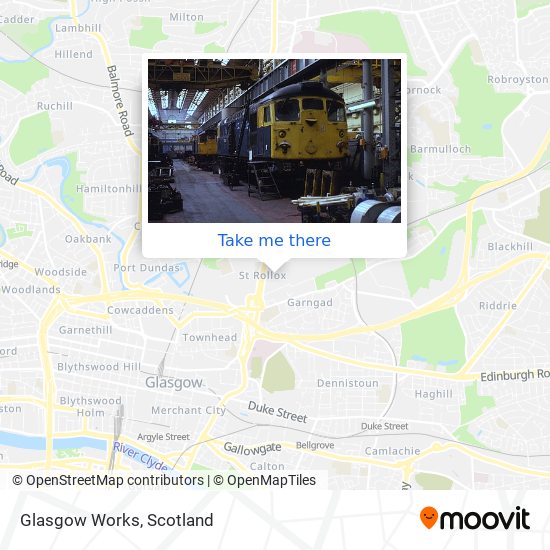 Glasgow Works map