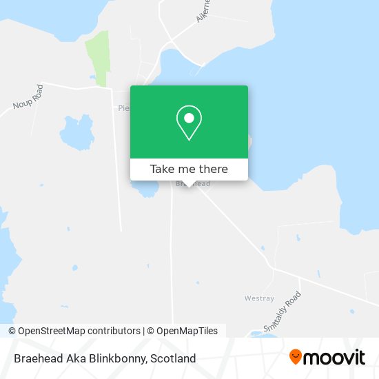 How to get to Braehead Aka Blinkbonny in Orkney Islands by