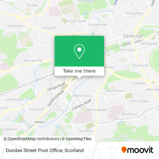 Dundee Street Post Office map