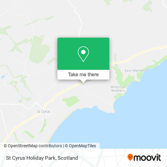 St Cyrus Holiday Park map