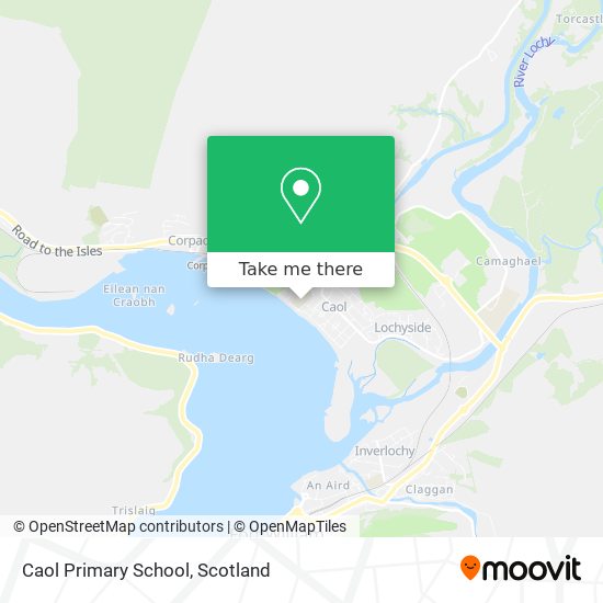 Caol Primary School map