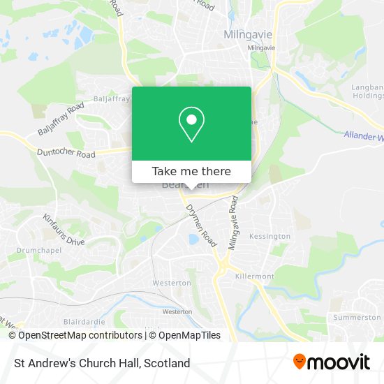 St Andrew's Church Hall map