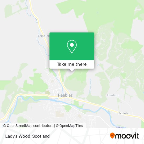 Lady's Wood map