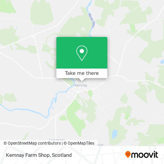 Kemnay Farm Shop map