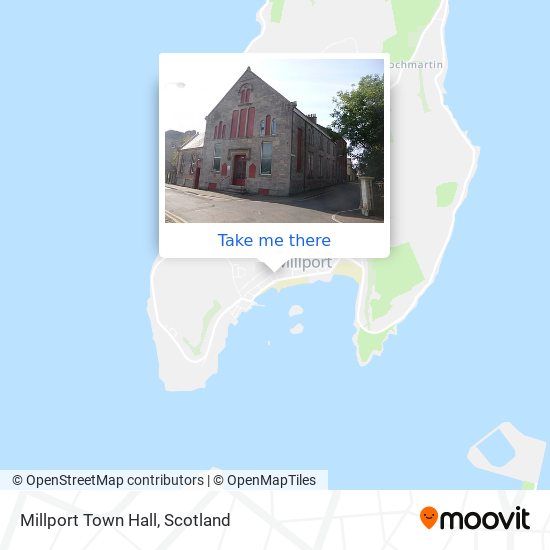 Millport Town Hall map