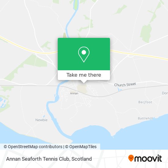 Annan Seaforth Tennis Club map