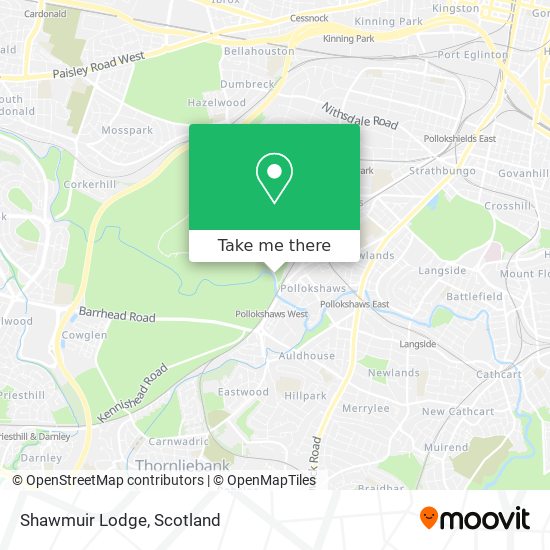Shawmuir Lodge map