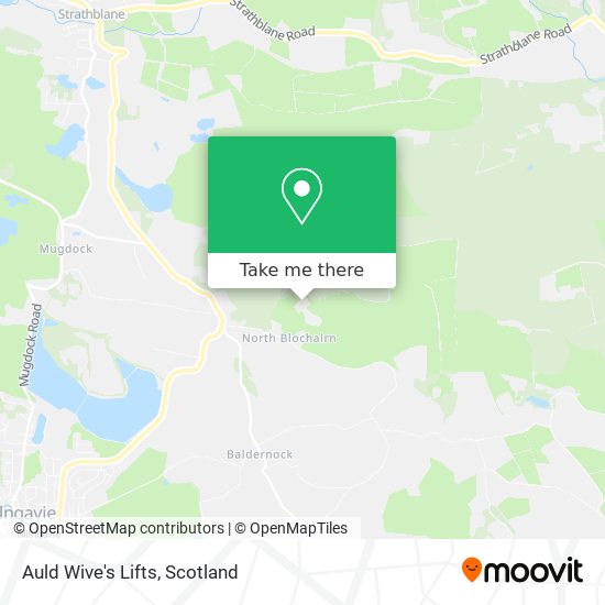 Auld Wive's Lifts map