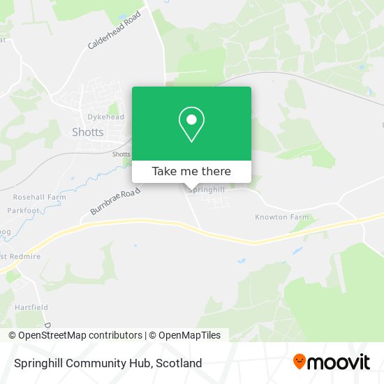 Springhill Community Hub map
