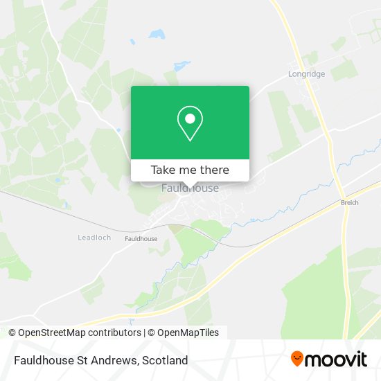 Fauldhouse St Andrews map