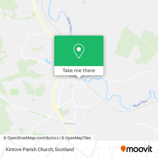 Kintore Parish Church map