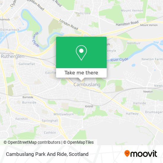 Cambuslang Park And Ride map
