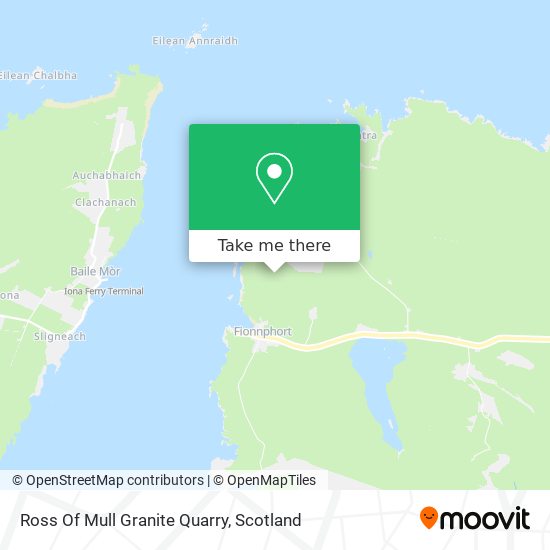 Ross Of Mull Granite Quarry map