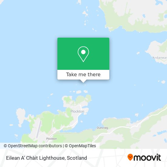 Eilean A' Chàit Lighthouse map