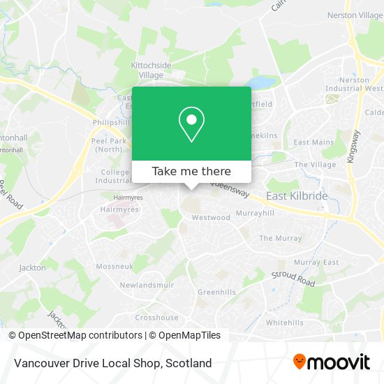 Vancouver Drive Local Shop map