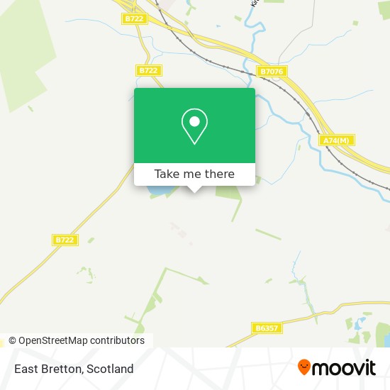 East Bretton map