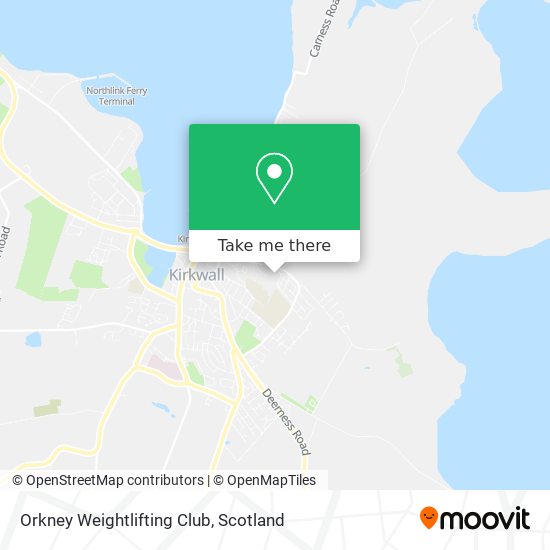 Orkney Weightlifting Club map