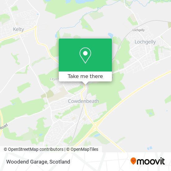 Woodend Garage map